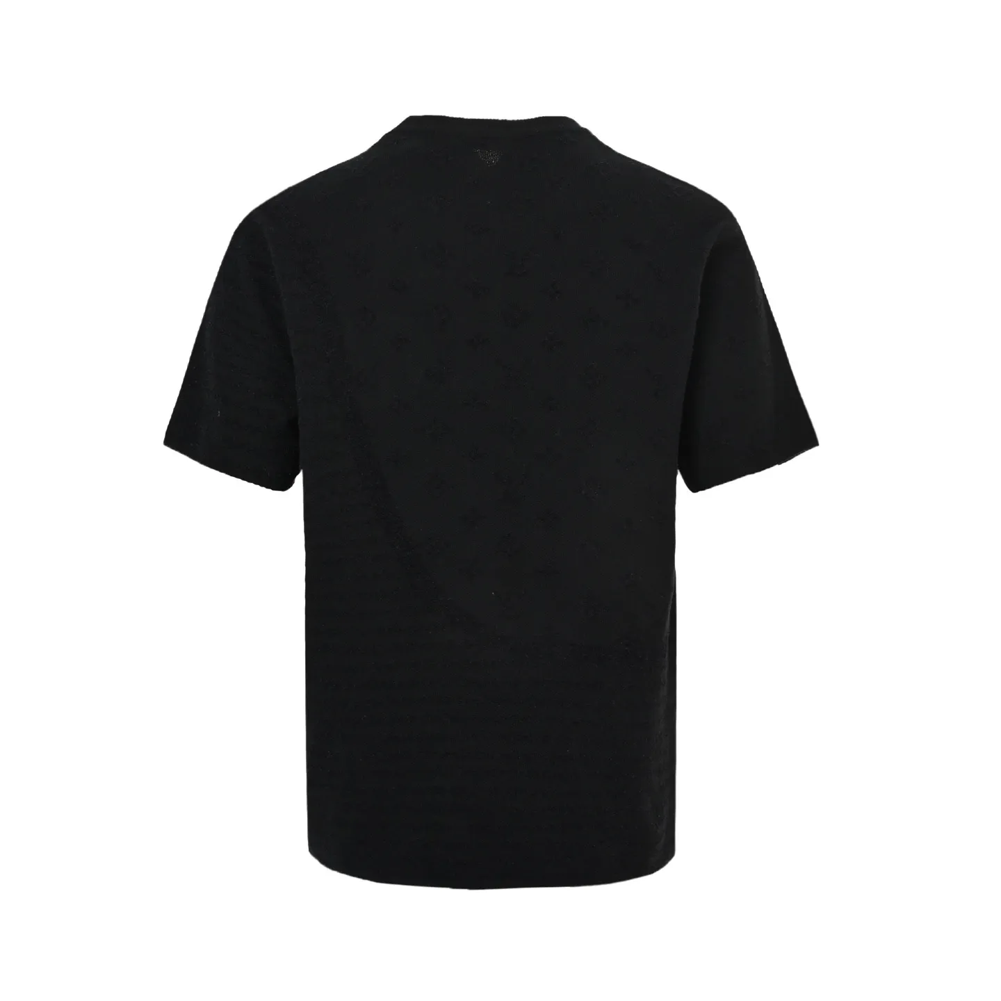 Louis Vuitton/Louis Vuitton 25ss dark pattern old flower jacquard knitted short sleeves